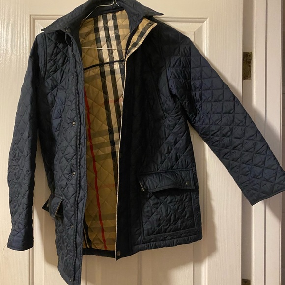 Boy Burberry Coat (Size 14)
